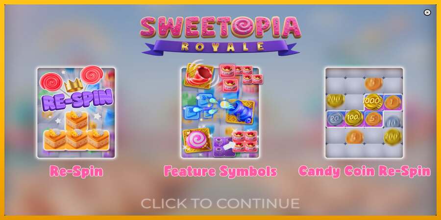 Sweetopia Royale dirua lortzeko joko-makina, irudia 1