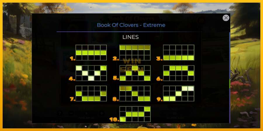 Book of Clovers - Extreme dirua lortzeko joko-makina, irudia 7