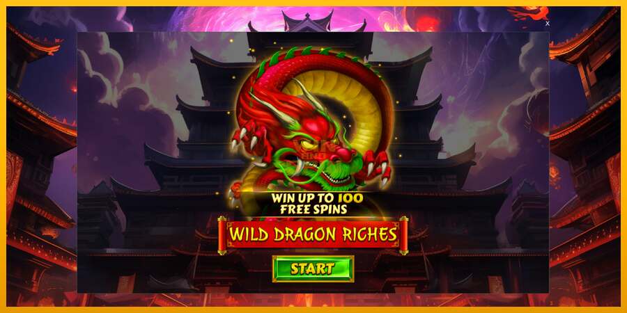 Wild Dragon Riches dirua lortzeko joko-makina, irudia 1