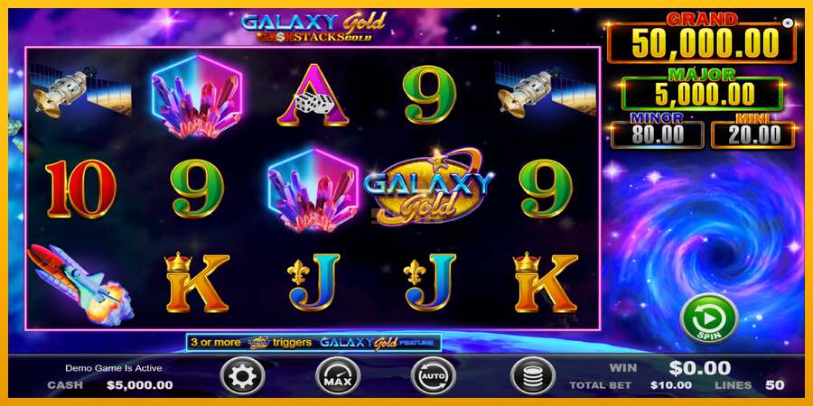 Galaxy Gold CashStacks Gold dirua lortzeko joko-makina, irudia 2