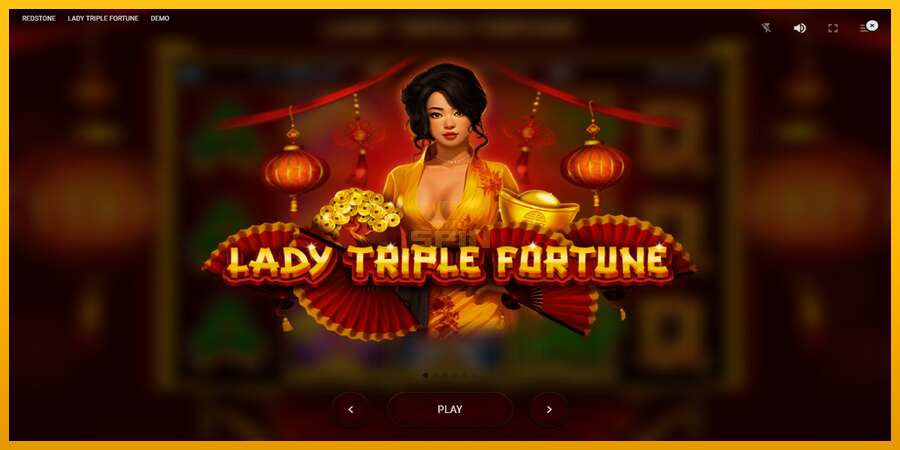 Lady Triple Fortune dirua lortzeko joko-makina, irudia 1