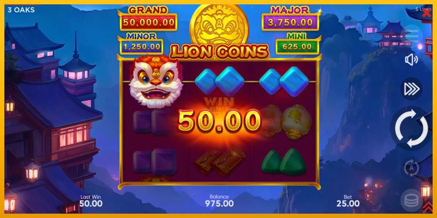 Lion Coins dirua lortzeko joko-makina, irudia 4