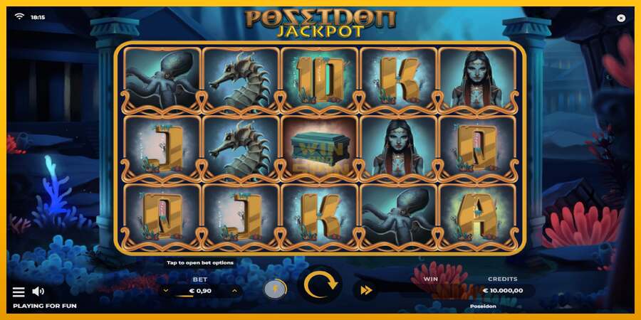 Poseidon Jackpot dirua lortzeko joko-makina, irudia 1