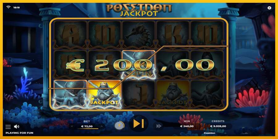 Poseidon Jackpot dirua lortzeko joko-makina, irudia 2