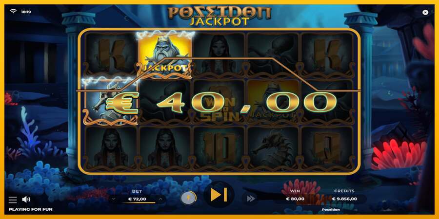 Poseidon Jackpot dirua lortzeko joko-makina, irudia 4