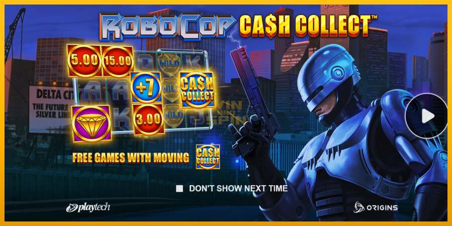 RoboCop: Cash Collect dirua lortzeko joko-makina, irudia 1