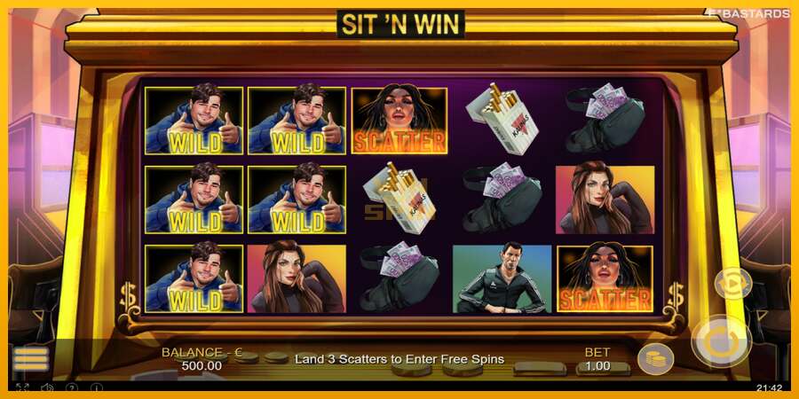 Sit N Win dirua lortzeko joko-makina, irudia 2