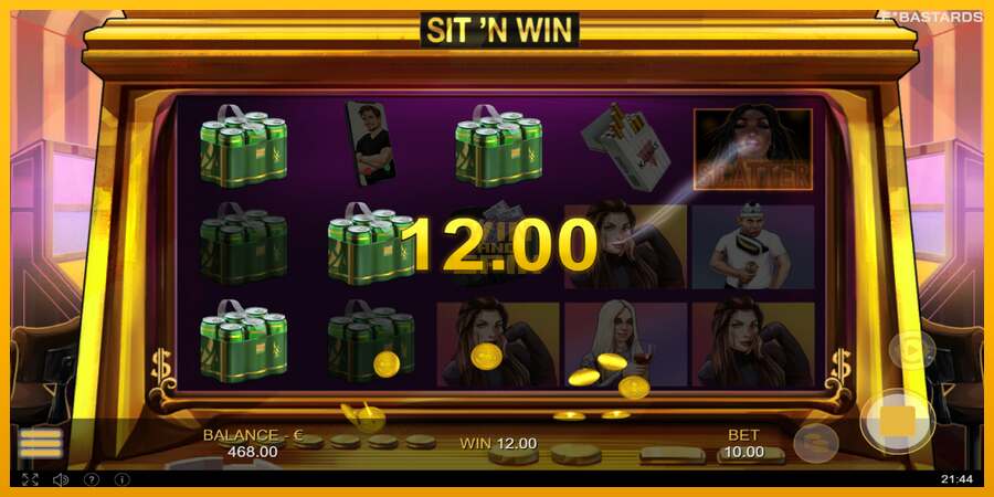 Sit N Win dirua lortzeko joko-makina, irudia 4