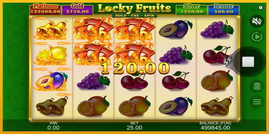 Locky Fruits: Hold the Spin dirua lortzeko joko-makina, irudia 3