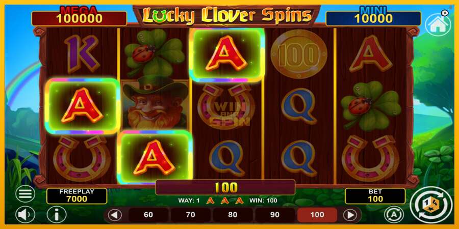 Lucky Clover Spins dirua lortzeko joko-makina, irudia 3