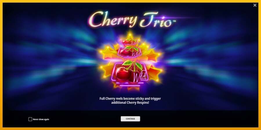 Cherry Trio dirua lortzeko joko-makina, irudia 1