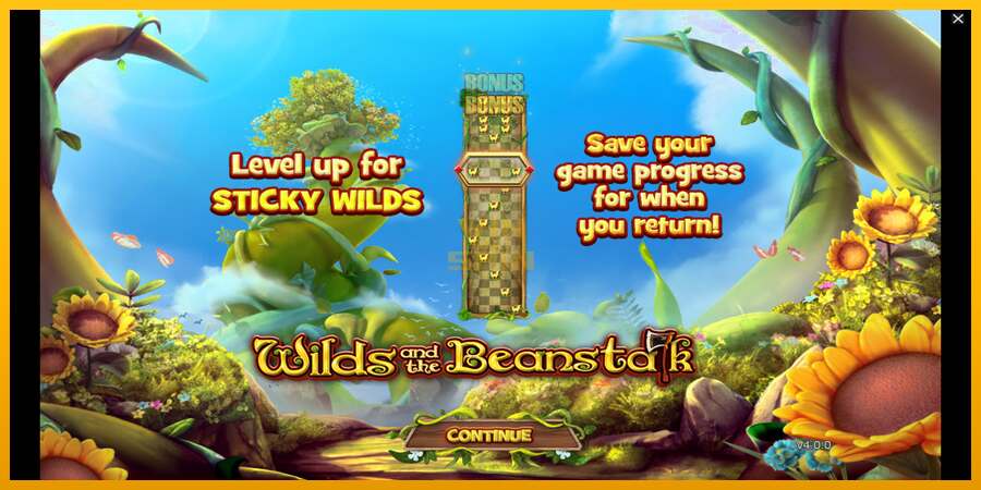 Wilds and the Beanstalk dirua lortzeko joko-makina, irudia 1