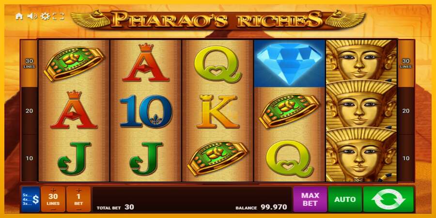 Pharaos Riches dirua lortzeko joko-makina, irudia 1