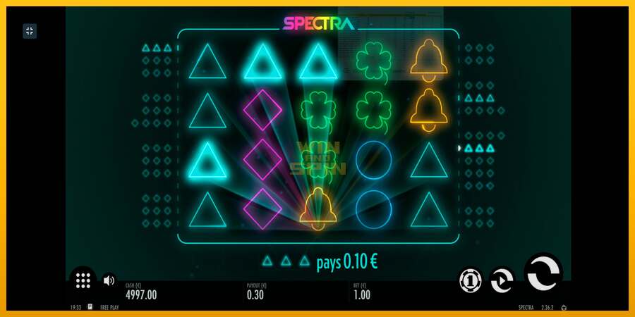 Spectra dirua lortzeko joko-makina, irudia 3