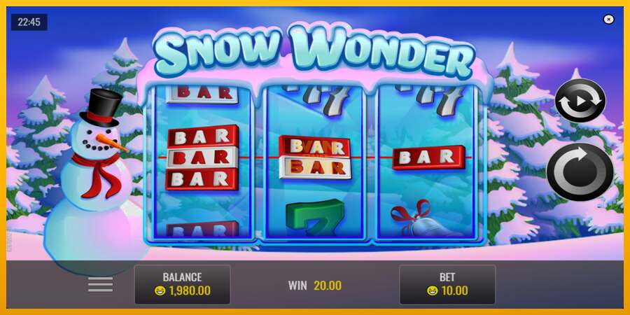 Snow Wonder dirua lortzeko joko-makina, irudia 3