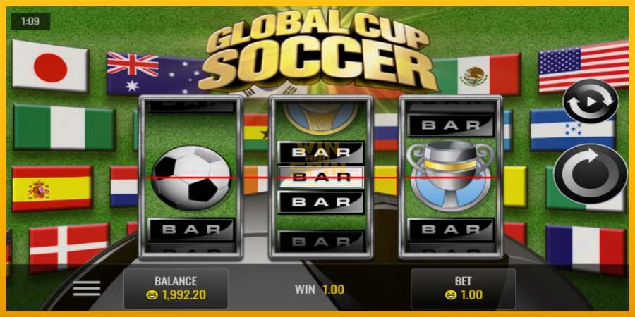 Global Cup Soccer dirua lortzeko joko-makina, irudia 2