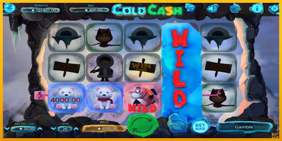 Cold Cash dirua lortzeko joko-makina, irudia 3