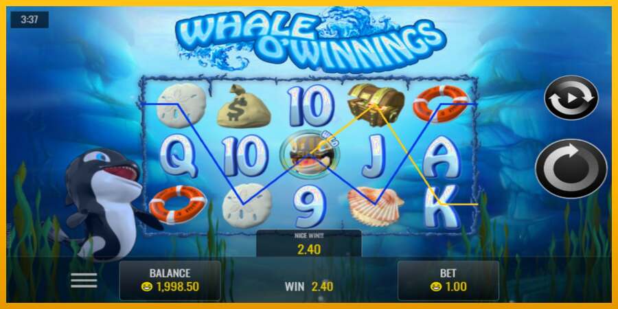 Whale O’Winnings dirua lortzeko joko-makina, irudia 2