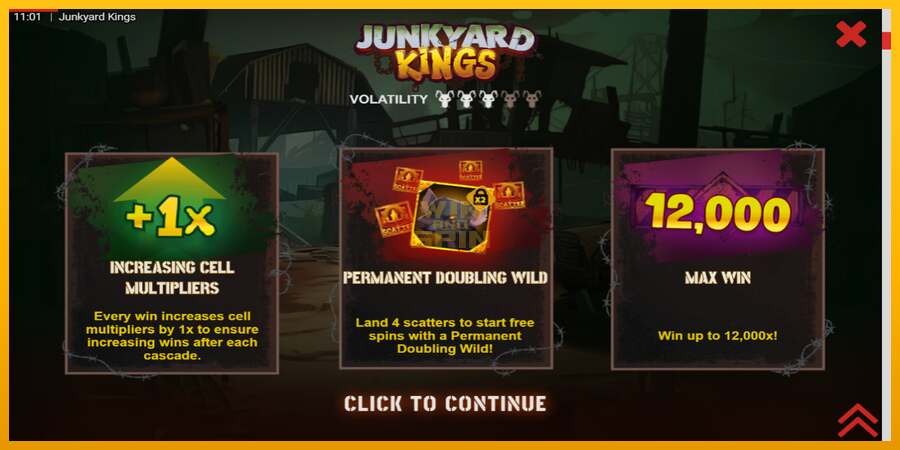 Junkyard Kings dirua lortzeko joko-makina, irudia 1