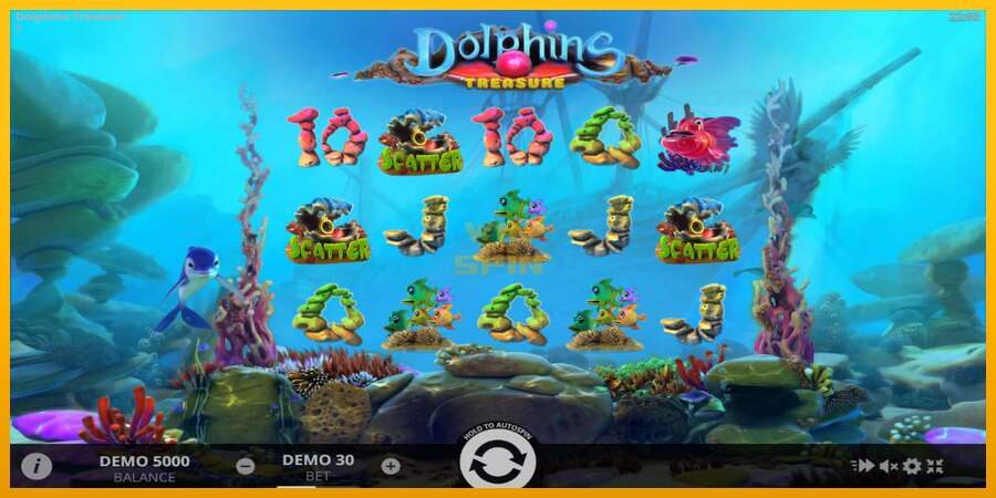 Dolphins Treasure dirua lortzeko joko-makina, irudia 1