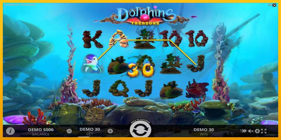 Dolphins Treasure dirua lortzeko joko-makina, irudia 3