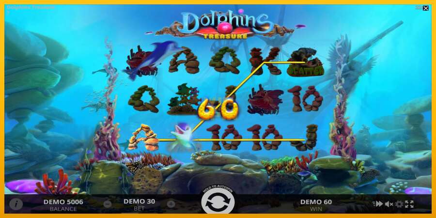 Dolphins Treasure dirua lortzeko joko-makina, irudia 4