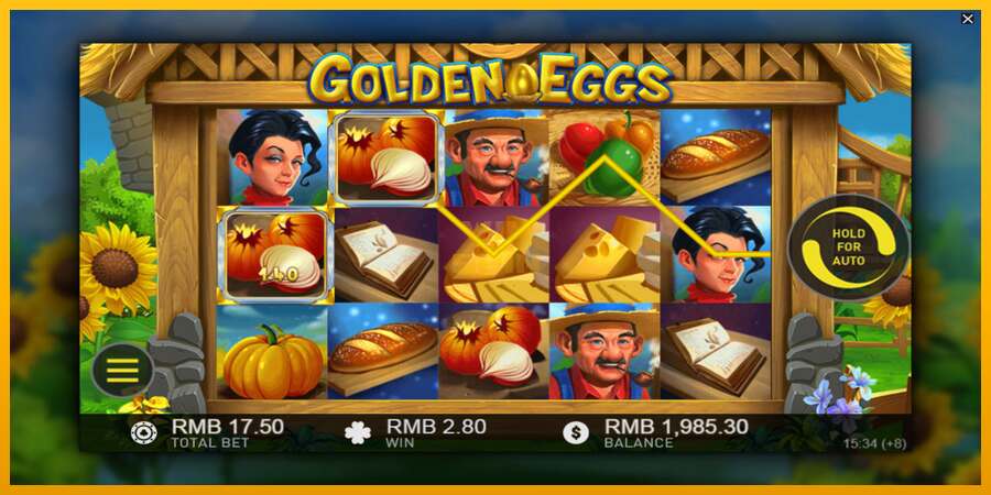 Golden Eggs dirua lortzeko joko-makina, irudia 3