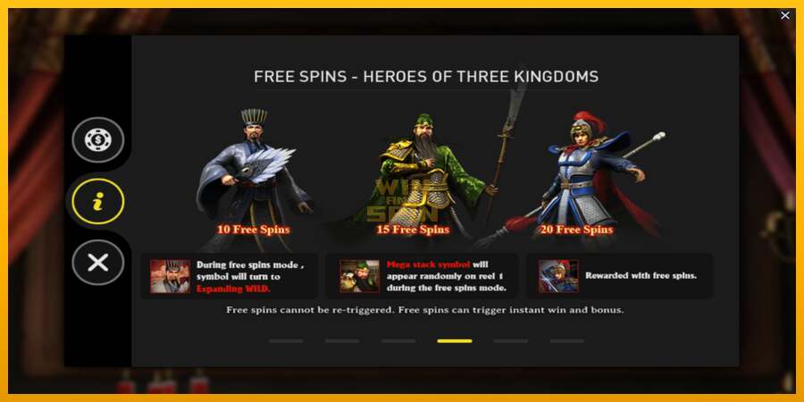 Three Kingdoms dirua lortzeko joko-makina, irudia 7