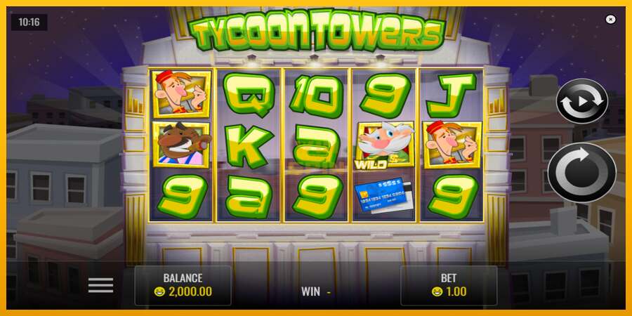 Tycoon Towers dirua lortzeko joko-makina, irudia 2