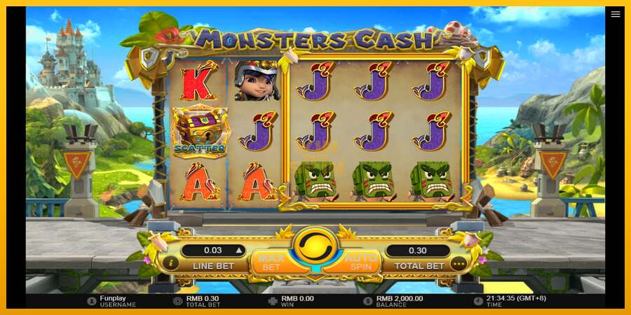 Monsters Cash dirua lortzeko joko-makina, irudia 2