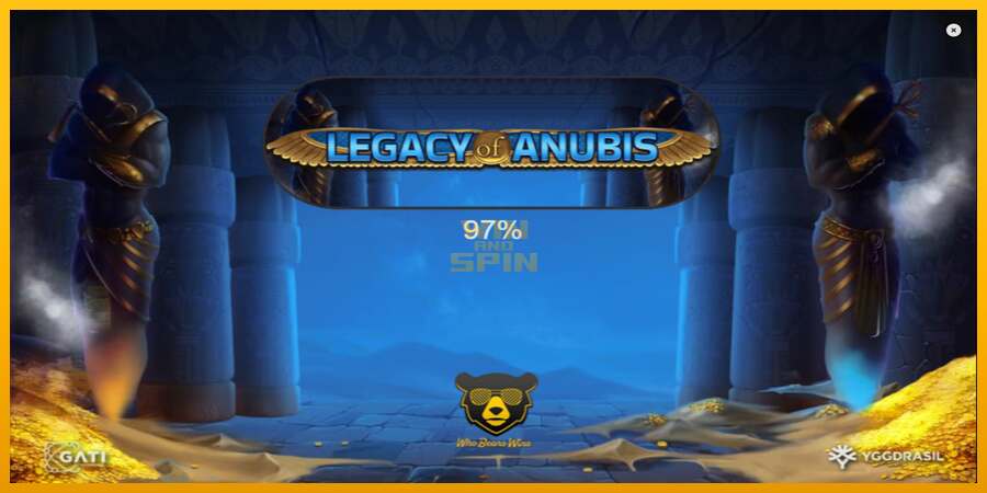 Legacy of Anubis dirua lortzeko joko-makina, irudia 1