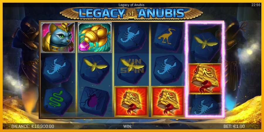 Legacy of Anubis dirua lortzeko joko-makina, irudia 3