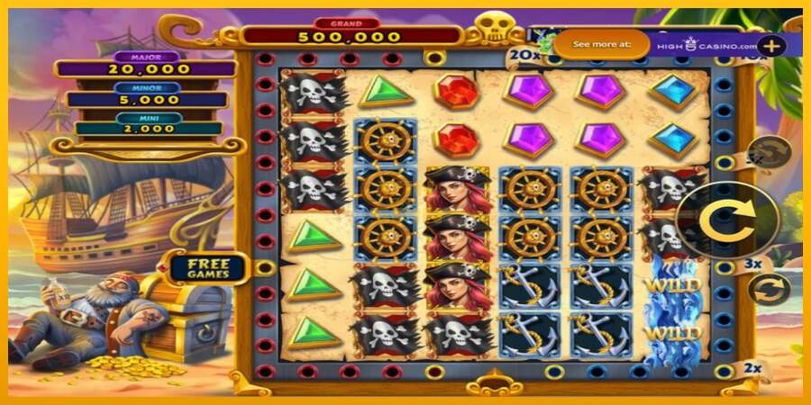 Pirates Prosperity Wild Train dirua lortzeko joko-makina, irudia 2