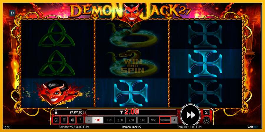 Demon Jack 27 dirua lortzeko joko-makina, irudia 2