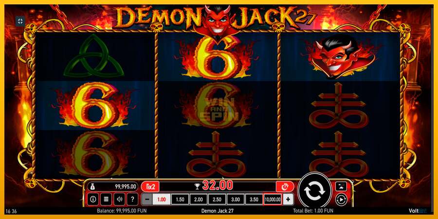 Demon Jack 27 dirua lortzeko joko-makina, irudia 3