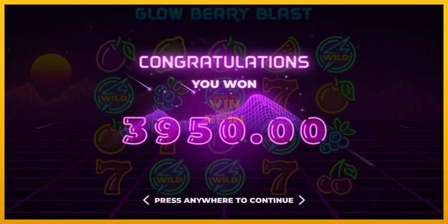 Glow Berry Blast dirua lortzeko joko-makina, irudia 5