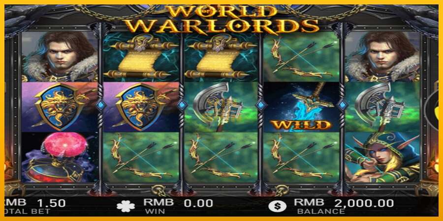 World of Warlords dirua lortzeko joko-makina, irudia 1