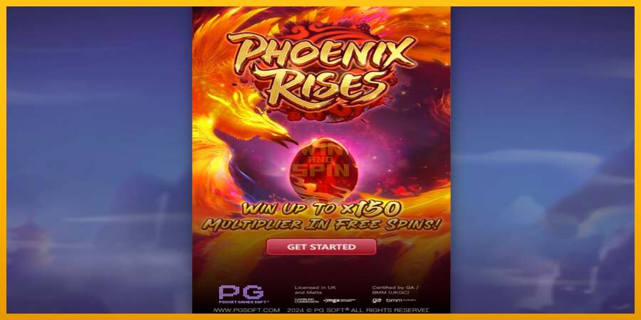 Phoenix Rises dirua lortzeko joko-makina, irudia 1