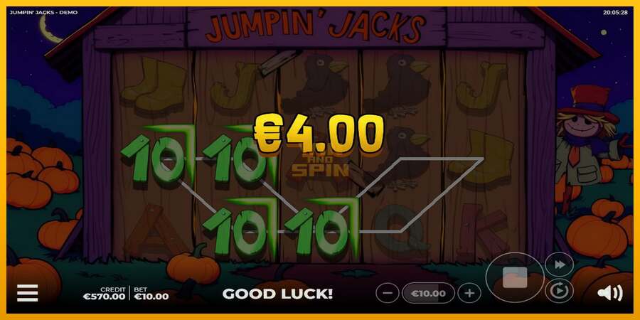 Jumpin Jacks dirua lortzeko joko-makina, irudia 5