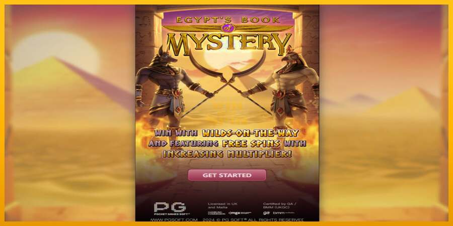 Egypts Book of Mystery dirua lortzeko joko-makina, irudia 1