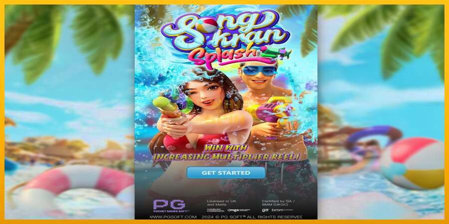 Songkran Splash dirua lortzeko joko-makina, irudia 1