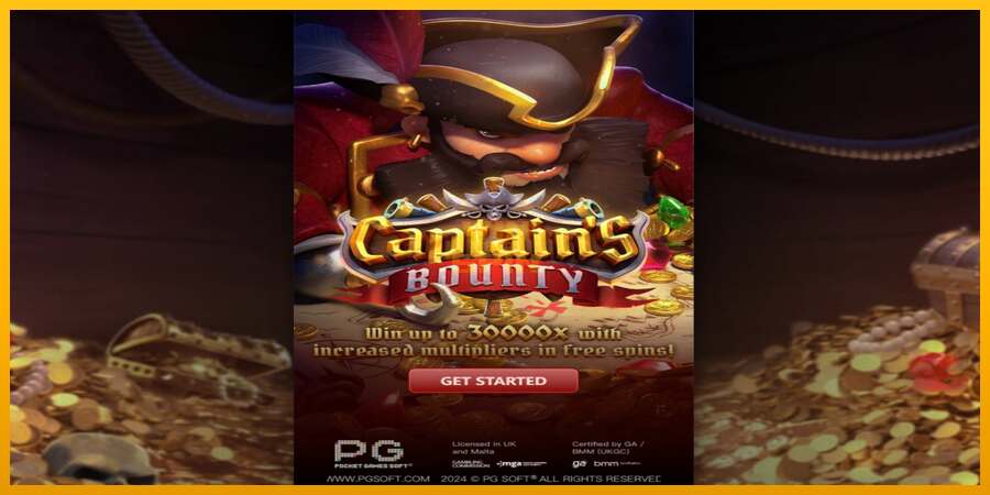 Captains Bounty dirua lortzeko joko-makina, irudia 1