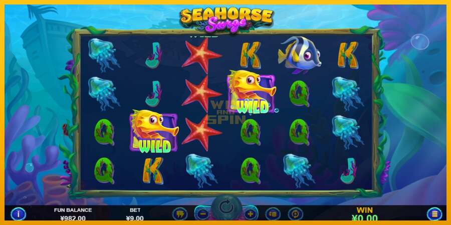 Seahorse Surge dirua lortzeko joko-makina, irudia 2