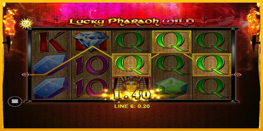 Lucky Pharaoh Wild dirua lortzeko joko-makina, irudia 3