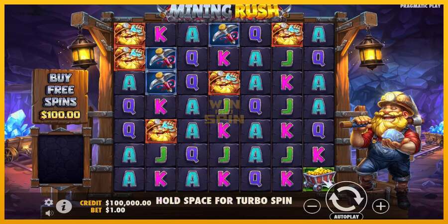 Mining Rush dirua lortzeko joko-makina, irudia 2