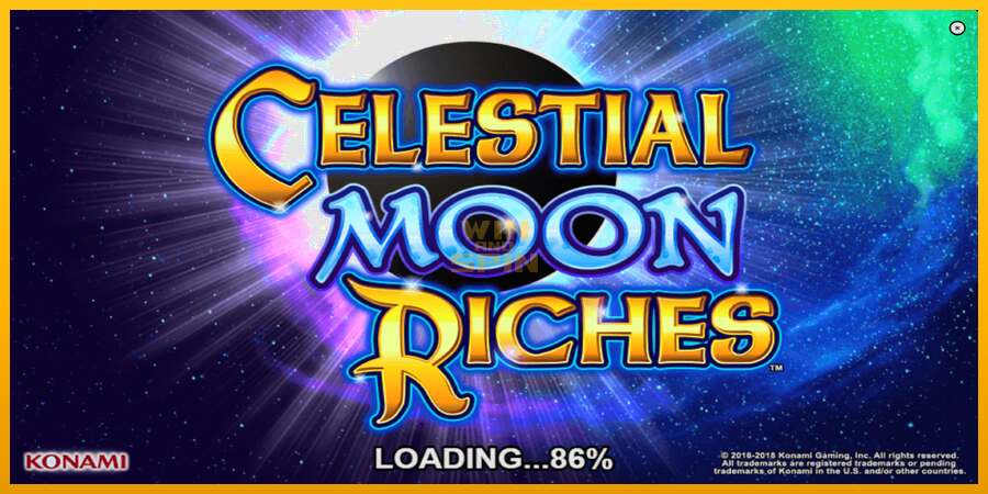 Celestial Moon Riches dirua lortzeko joko-makina, irudia 1