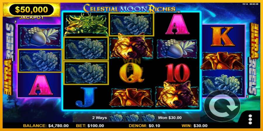 Celestial Moon Riches dirua lortzeko joko-makina, irudia 4