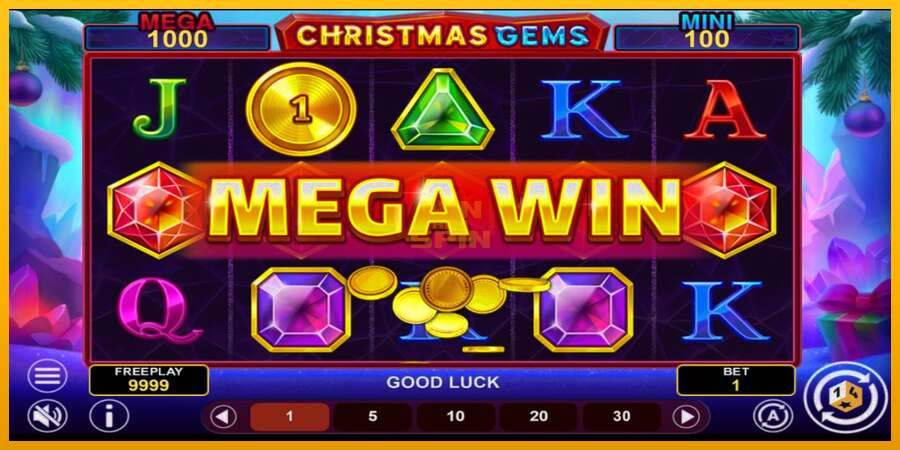 Christmas Gems Hold & Win dirua lortzeko joko-makina, irudia 3