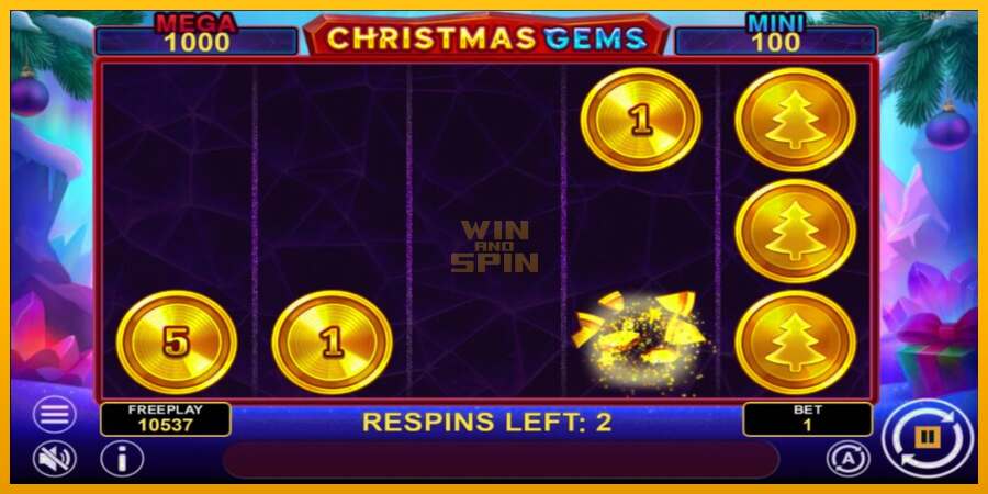 Christmas Gems Hold & Win dirua lortzeko joko-makina, irudia 5