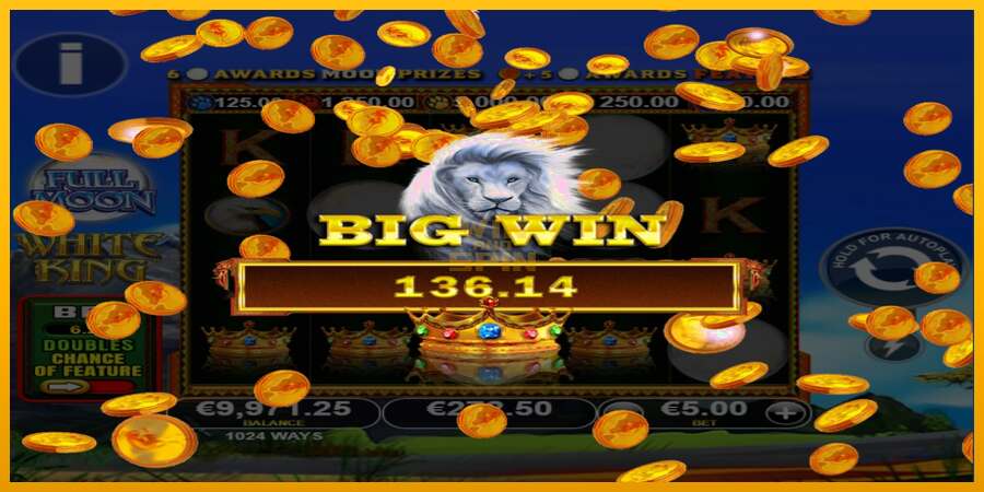 Full Moon: White King PowerPlay Jackpot dirua lortzeko joko-makina, irudia 4